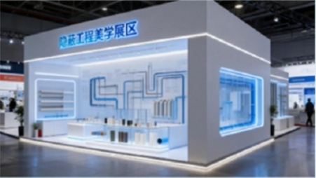 隐蔽工程美学展区